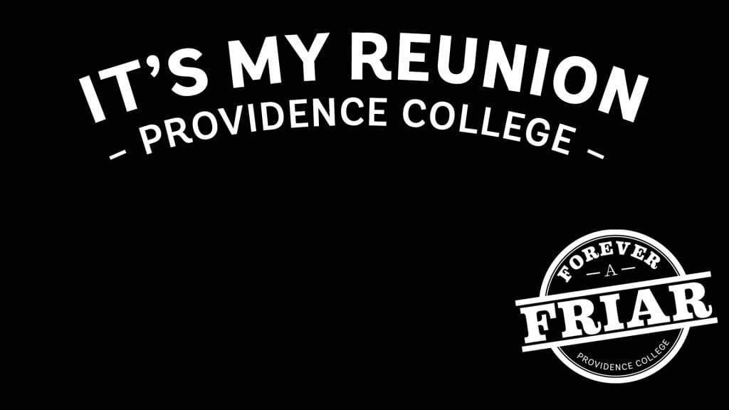 it's my reunion zoom background graphic