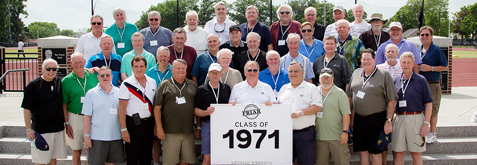 Alumni from the class of 1971