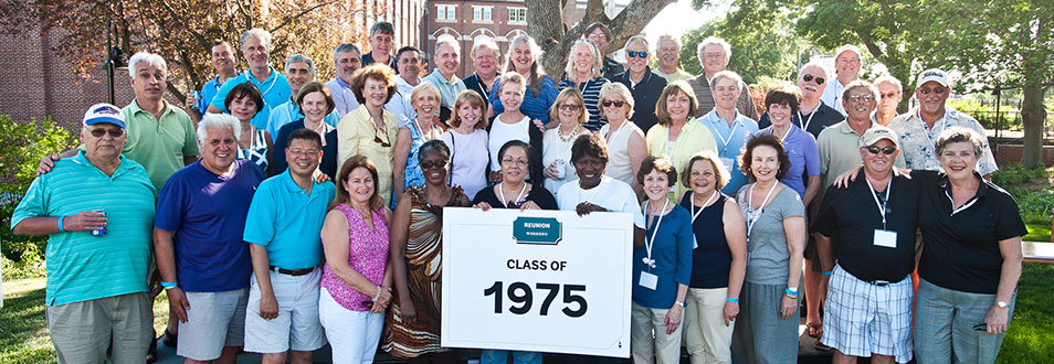 Alumni of the class of 1975