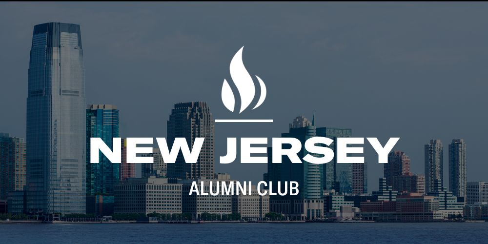 New Jersey Alumni Club [Photo of New Jersey skyline in the background]